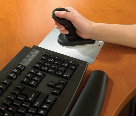 Mouse negru ergonomic wireless 3M
